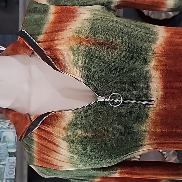 A3 desing Women Long Sleeve Printed Bodycon Mini Dresse Medium - Picture 2 of 6